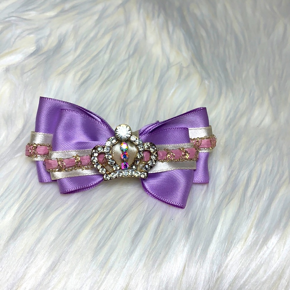 Purple Princess Hair Bow